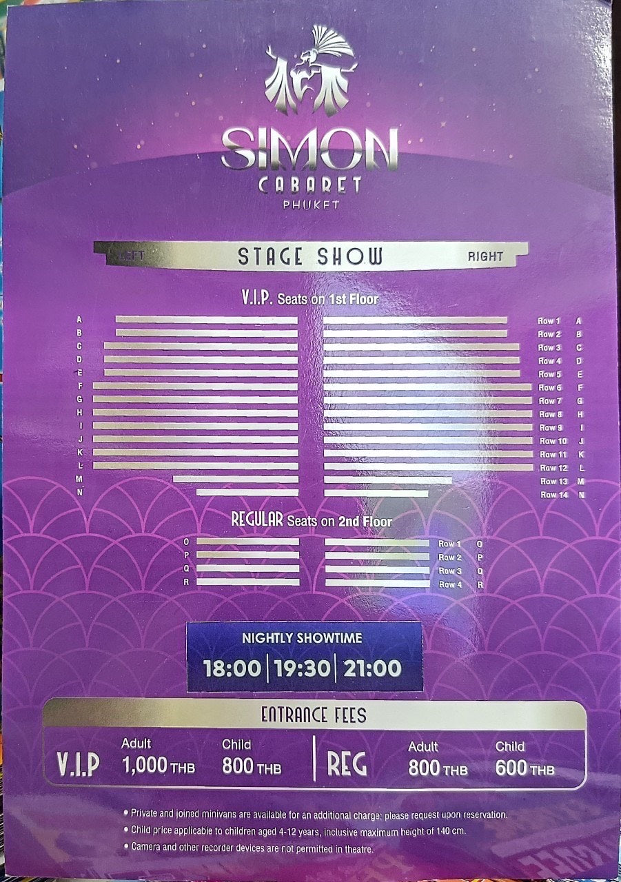 SIMON CABERET SHOW IN PATONG